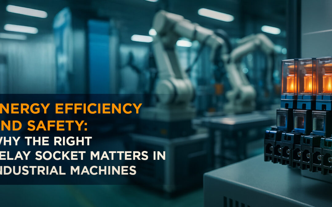 Energy Efficiency and Safety: Why the Right Relay Socket Matters in Industrial Machines